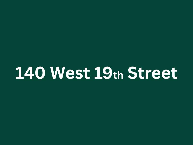 140 West 19th Street