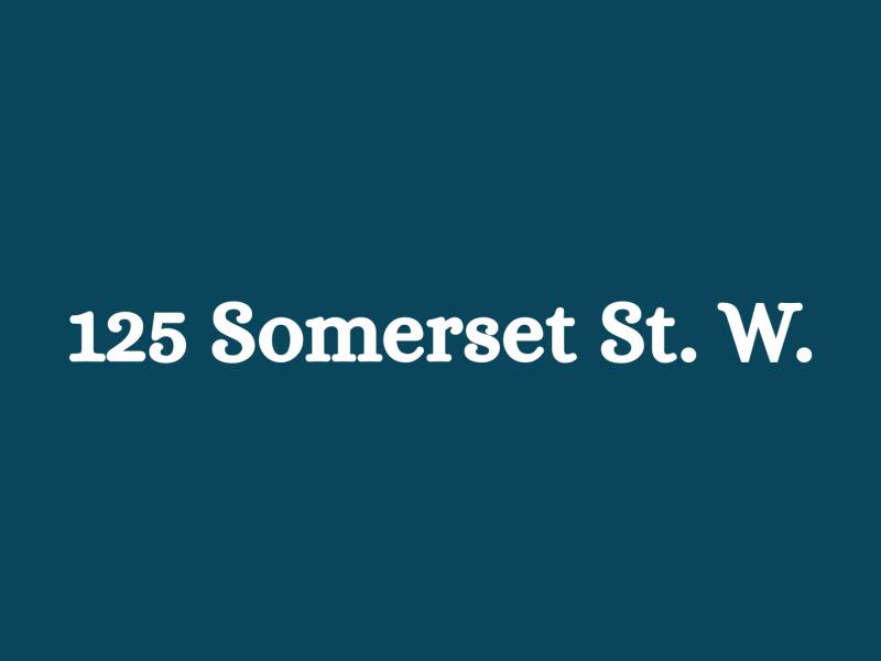 125 Somerset St. W.